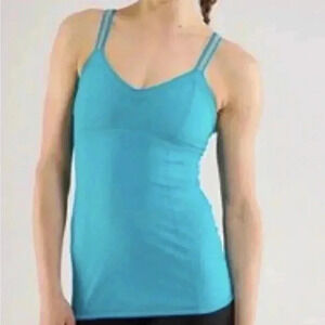 Lululemon teal tank  top 10